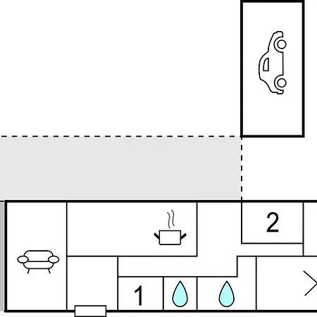 3 Bedroom Pet Friendly In 펜션 Græsted